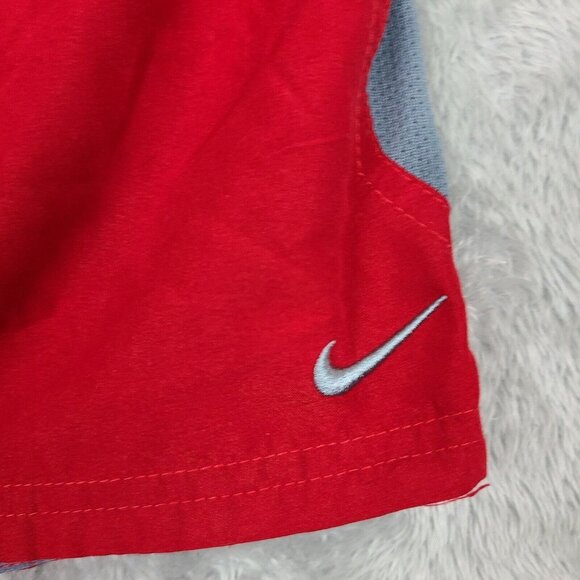Nike Swim Board Shorts‎ Mens Size 2X-Large Red Activewear Pocket - Picture 2 of 11